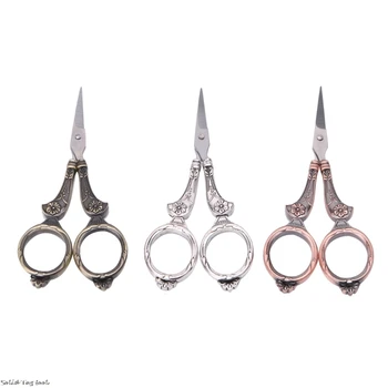 

Antique Vintage Floral Scissor Cutter Cutting Shears Embroidery Sewing Tool DIY Scissors New Drop ship