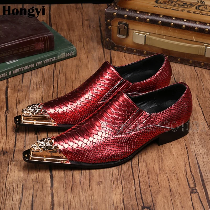 

Fish Scales Pattern Business Dress Shoes Luxury Handmade Mens Shoes Oxford Leather Shoes Pointed Toe Split Party Wedding