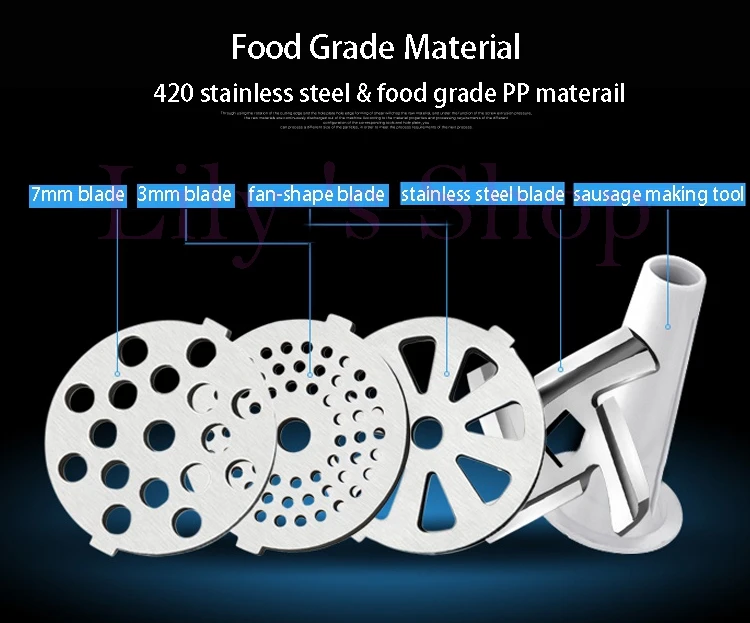 Многофункциональная электрическая мясорубка, Мясорубка с наполнителем, машина для наполнения колбасы, машина для нарезки овощей, резак, 110 В, 220 В