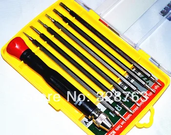 

Freeshipping 2013 new 7 in1 Multi-purpose precision screwdriver set with packing box Chaiji Service tools Hard disk open tools
