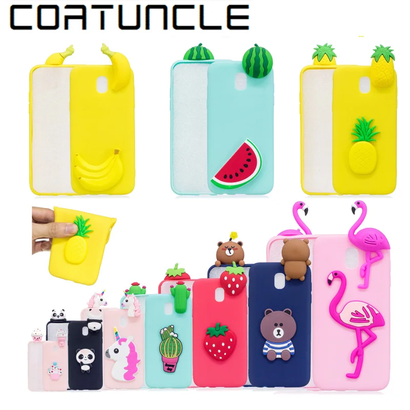 

COATUNCLE Soft TPU Phone Case sFor Samsung galaxy J3 2017 3D Silicon Dolls Toys Cartoon Cover For Fundas Samsung J3 2017 Case