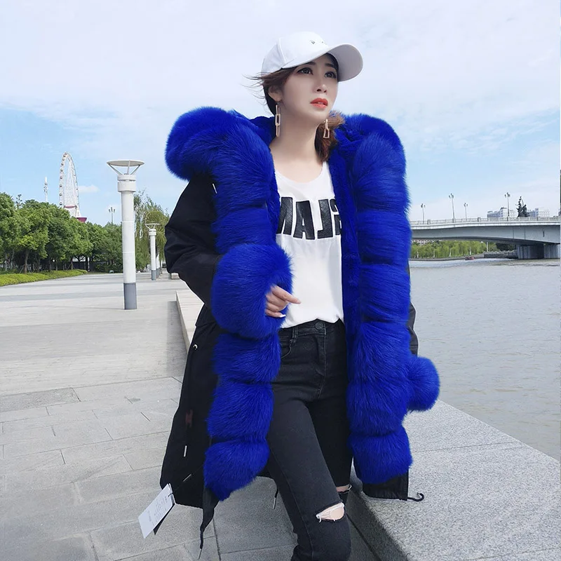 12 Parka 9 Réel D'hiver 2018 8 Manteau Fox 14 5 De Fourrure 11 1 2 3 13 Doublure Veste 6 Casual En Nouveaux 7 Col Fausse Chaud Femmes 4 Épais 16 10 15 8qw8af4