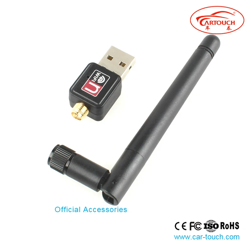Мини беспроводной Wifi адаптер для автомобиля DVD 150 Мбит/с 2 дБ антенна USB Wifi приемник сетевая карта 802.11b/n/g высокоскоростной Wifi адаптер