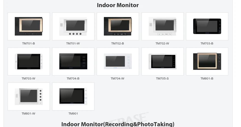 HOMSECUR TM901 внутренний монитор для HDW проводной видео домофон система