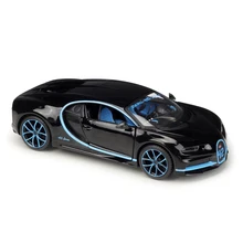 Maisto 1:24 Bugatti чугун черный литой под давлением модель гоночный автомобиль Транспортное средство Новое в коробке