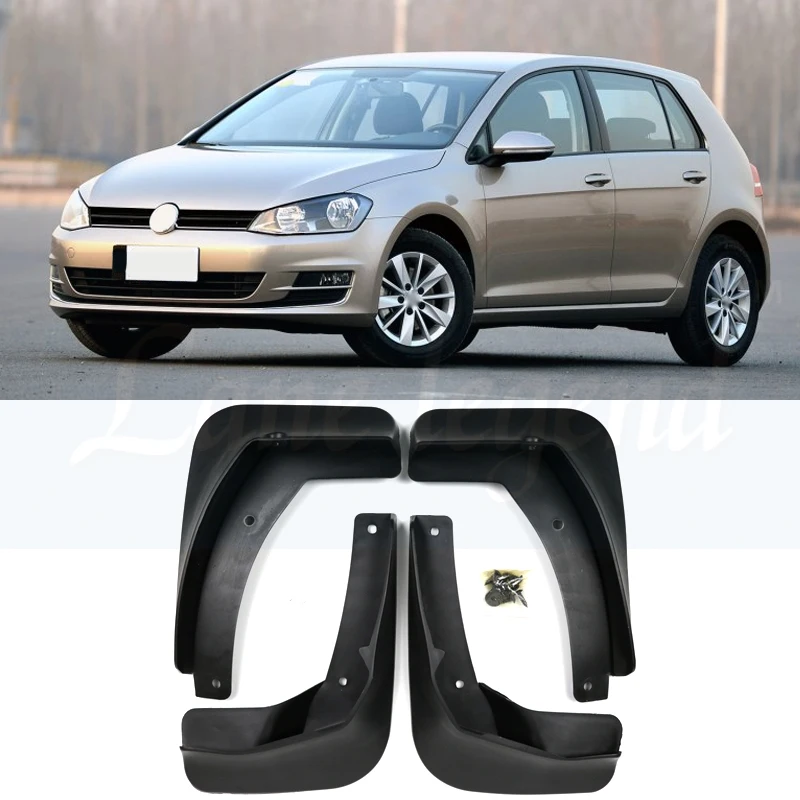 

Car Accessories Fender Flares Mud Flaps Mudguards Splash Guards Mudflaps for Volkswagen VW golf 7 MK7 2014 2015 2016 2017