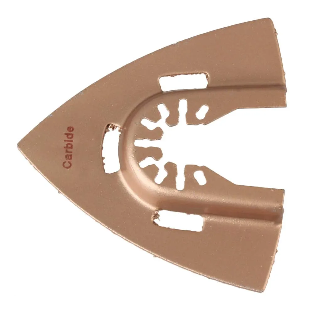 78mm Yellow Quick Release Oscillating Multitool Blades Triangle Carbide