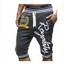 Горячая открытый летний спортивный бег трусцой Для мужчин шнурок ног впитывает пот и Штаны бермуды с эластичной резинкой на талии укороченные брюки для бега Штаны homme