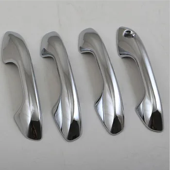 

For KIA K2 2017 4PCS ABS Chrome Car Inside Handle Box Frame Trim Modified Interior Decoration Cover Trim Car Styling Accessories