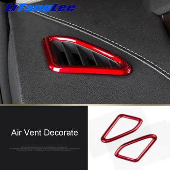 

Litanglee ABS Red Car Ventilator Grille Decoration Sticker Air Outside Sequins Interior Refit For Cadillac ATSL Car Styling