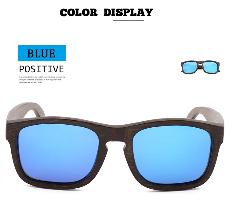 Новые бамбуковые окрашенные коричневые ретро очки Классические Модные простая рамка Chao Ren Солнцезащитные очки женские анти-Ультрафиолетовые Солнцезащитные очки