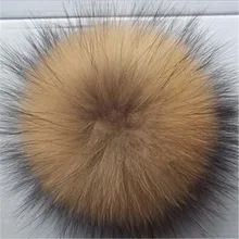 15 см помпон из натурального меха для шапки из лисьего меха для шапки