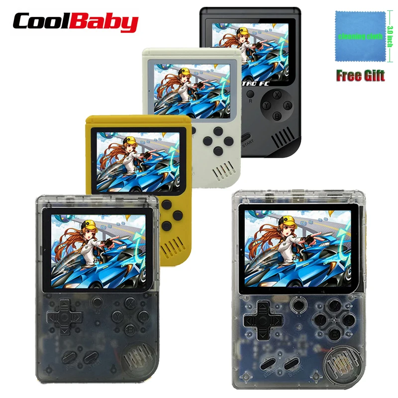 

Retro-FC Mini Video Game Console Built In 168 Retro 8 Bit 3.0 Inch Games AV Out Portable Handheld Game Gift For Kids