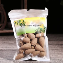 45 шт. натуральная курильница для благовоний Арома конус из сандалового дерева Reflux ладан для чайного дома медитация цветные конусы Q