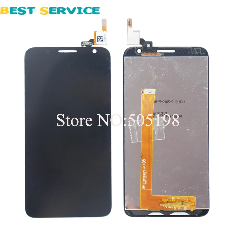 100% Новинка для Alcatel One Touch Idol 2S 6050 6050Y OT6050 ЖК дисплей с кодирующий преобразователь
