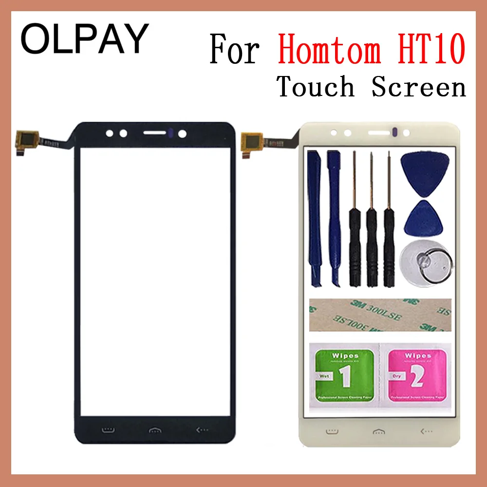 OLPAY 5 дюйма для сенсорного экрана HT10 HT 10 дигитайзер передняя панель внешнее стекло