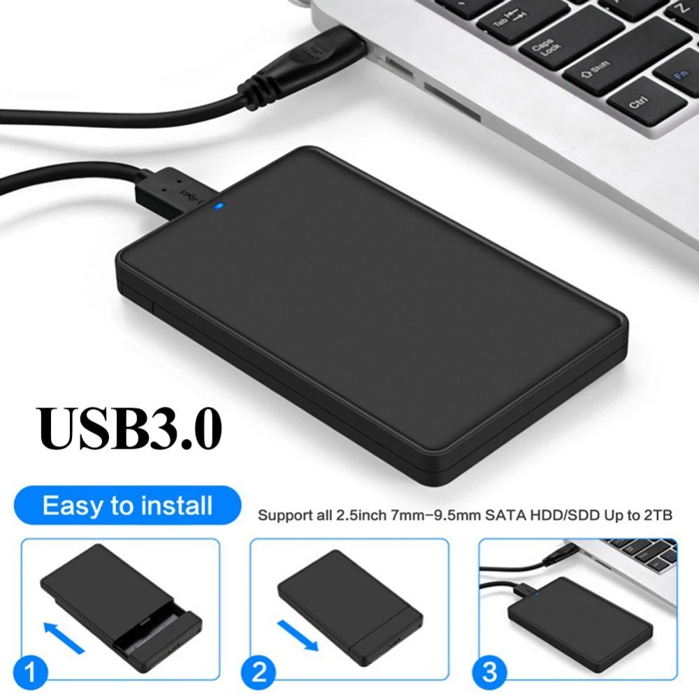 2,5 дюймов Hdd Sata к Usb 3,0 без инструментов внешний жесткий диск Корпус для Hdd Ssd чехол Nas Caddy Boitier Disque Dur 2,5 Usb 3,0