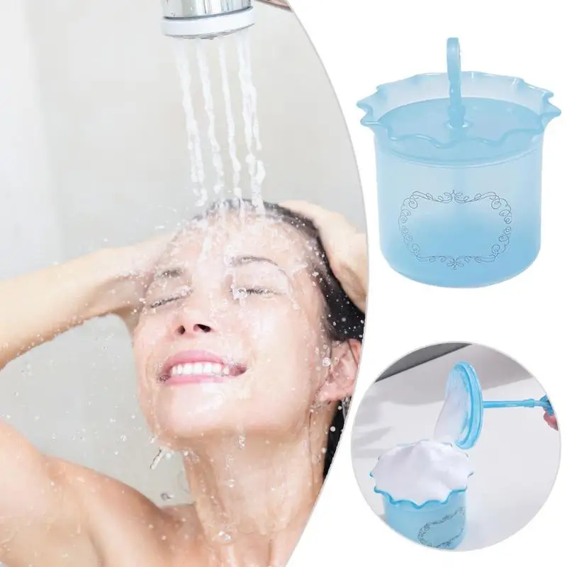 

Portable Foam Maker Facial Cleanser Foam Cup Makeup Remover Body Wash Bubble Maker Bubbler for Travel Makeup Tool Facial Cup