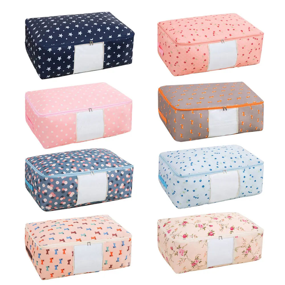 

Storage Container Boxes Durable 57*40*20cm 51L Portable Home Folding Organizer