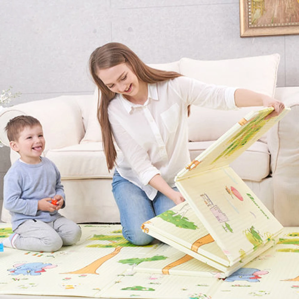 

XPE Foldable Baby Play Mat Children's Rug Kids Developing Mat Thickened Baby Crawling Puzzles Children's Carpet Crawling Rugs