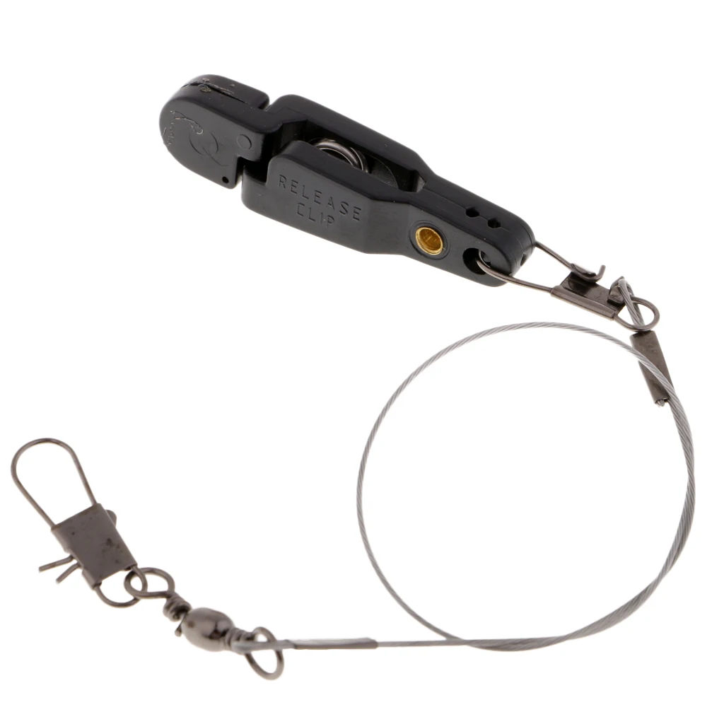 

Snap Weight Line Leader Release Clip with Leader for Planer Board, Offshore Fishing, Downrigger Accessories Long Line Snaps