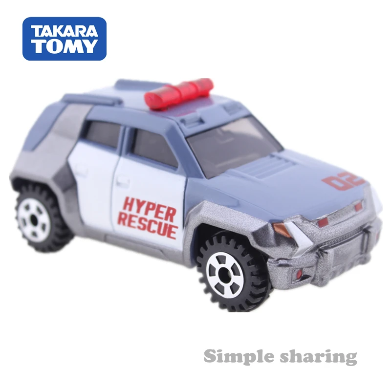 Takara Tomy TOMICA DHT 02 Hyper Rescue red Searcher модель автомобиля Комплект литья под давлением