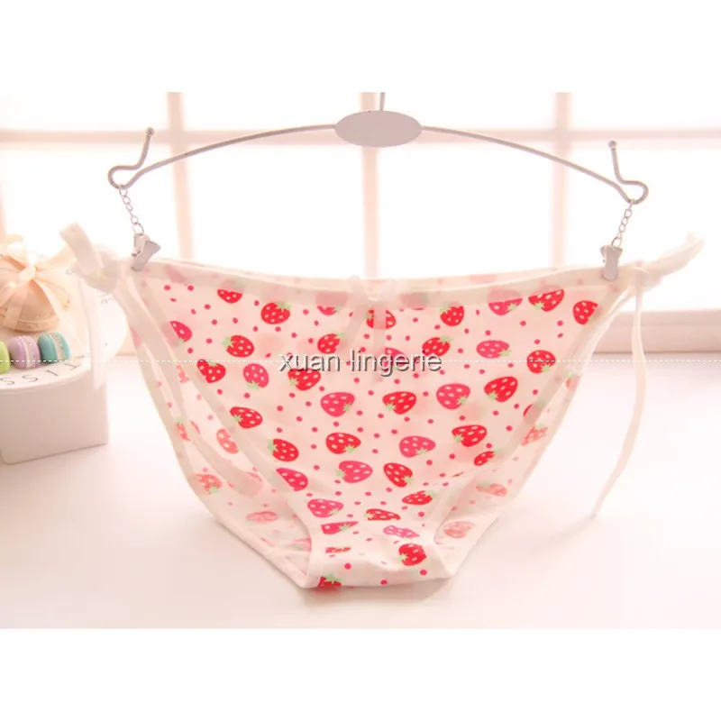Factory customized XXXL Sexy panties Women Low Waist contton majtki damskie G Strings Underwear Ladies tie Lingerie
