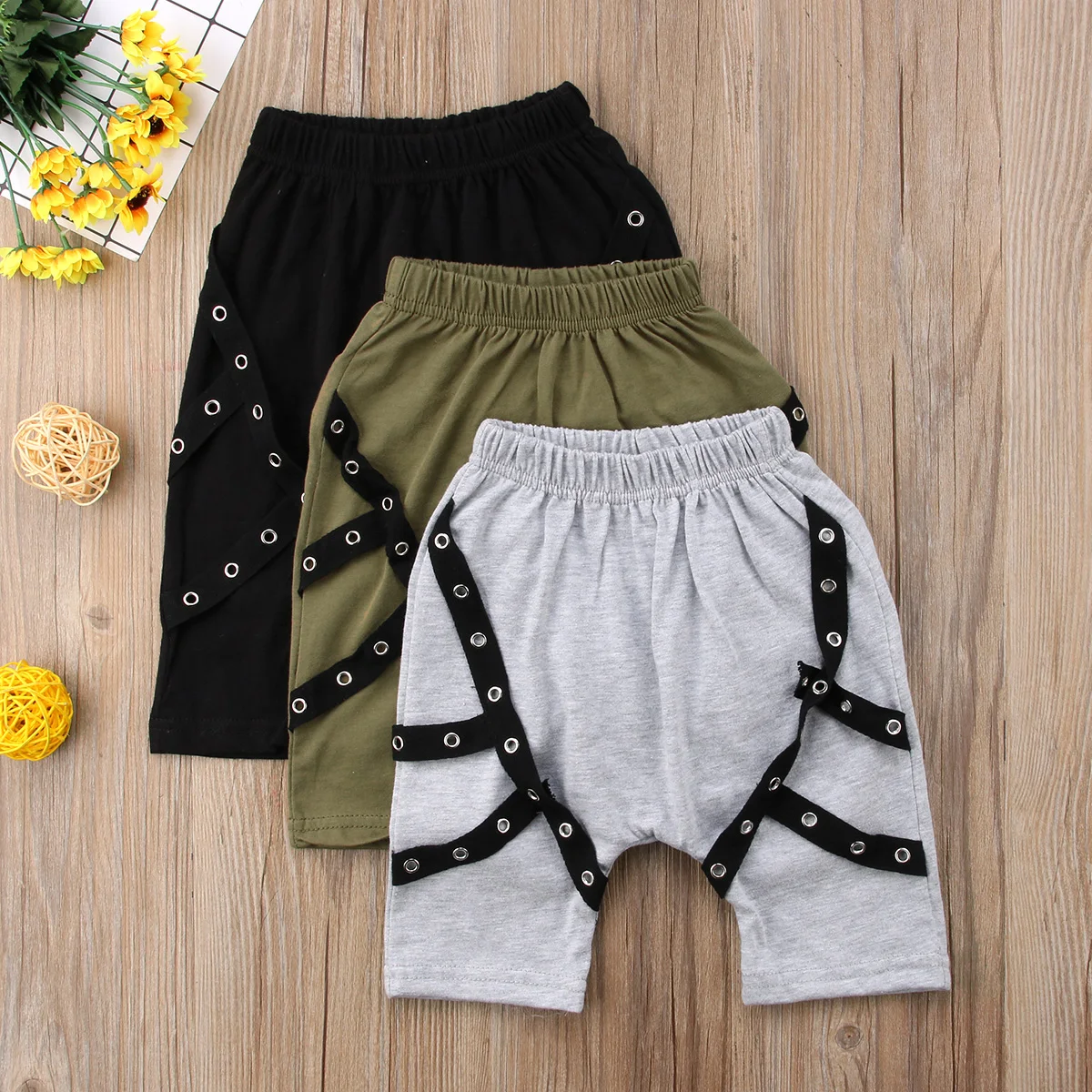 Toddler Kids Baby Boys Girls 100 Cotton Shorts Harem Pants Leggings Sport PantsShorts