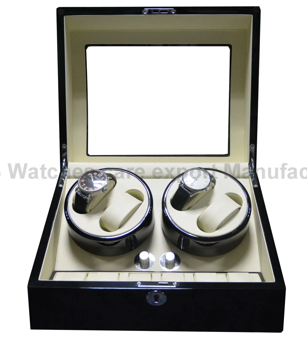 Automatic Watches Winder Wood + 6 Storage Slots houshold convenient watch collection box and great great gift
