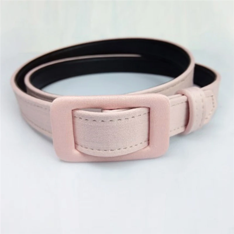 Женский однотонный ремень 102x2 см 200 405|thin belt|belt blackdress belt |