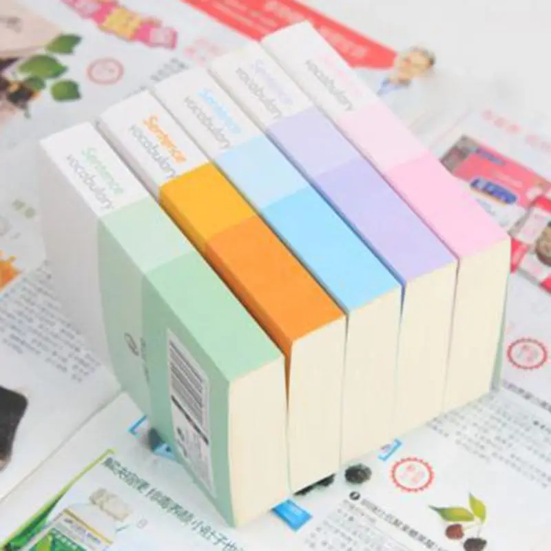 Korean Style Stationery Cute Portable English Words With The Book Review Learning English Small Helper Creative Portable Notes P Korean Style Stationery Cute Portable English Words With The Book Review Learning English Small Helper Creative Portable Notes P