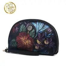 Известный бренд Высокое качество дермы женская сумка лето Китай Ветер ручные сумки ретро тисненый клатч кошелек