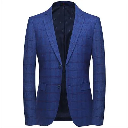 

Men Suit BLUE Jacket 2019 Men's Jackets for Weddings New Mens Frock Coat Blazer Men Slim Fit Korean Tuxedo Blazer