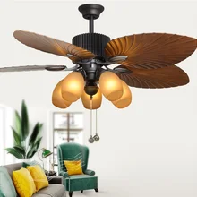 5" Потолочные светильники вентилятора/инженерное пластиковое лезвие ABS/форма бананового листа Batavia