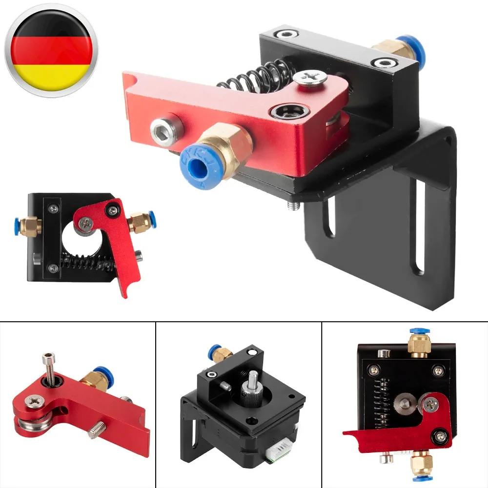 buy 3D printer MK8 extruder for 1.75 3mm Filament mit Motorhalter und Bowden MetallAll metal compact extruder