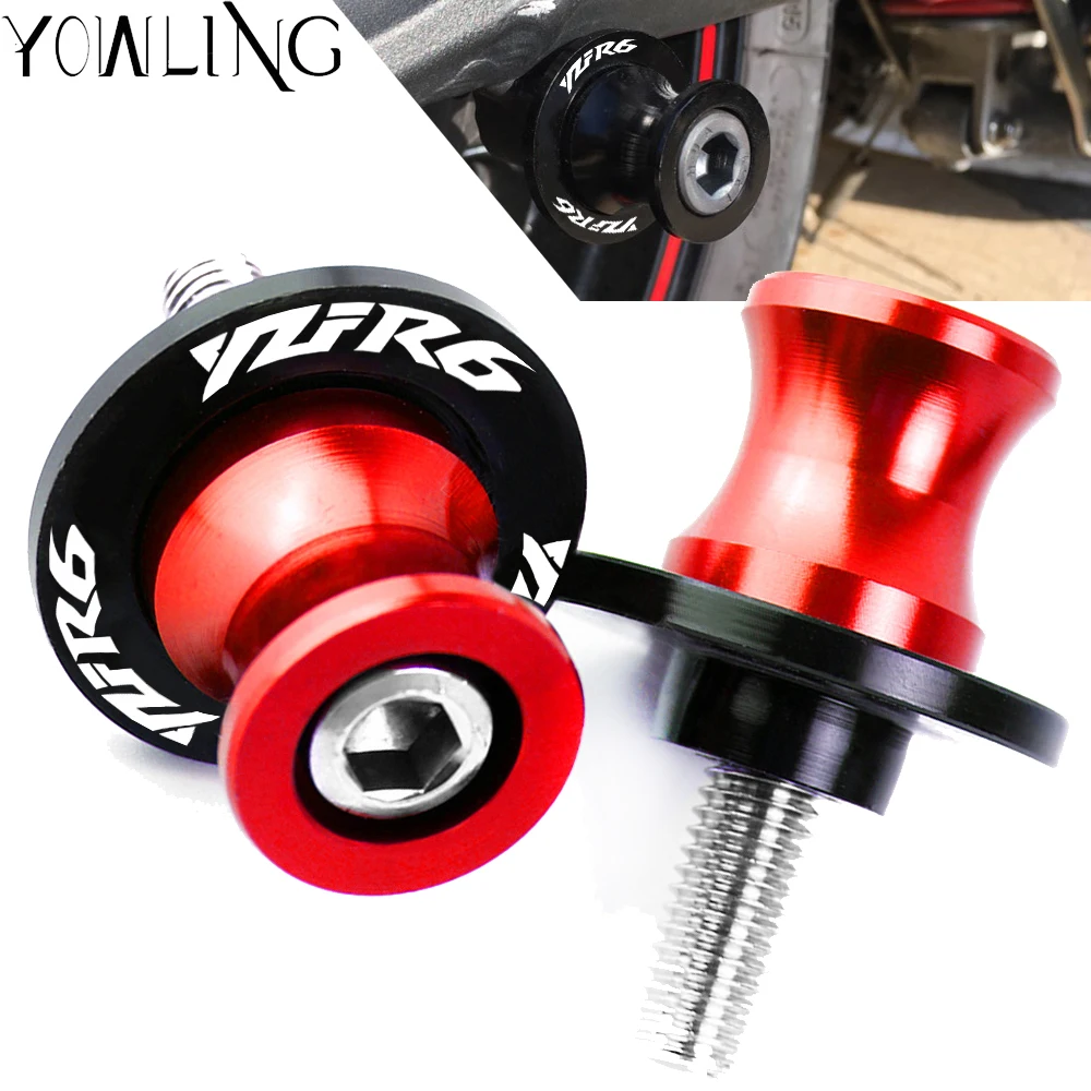 

Motorcycle Swingarm Spools slider stand screws For YAMAHA YZFR6 YZFR6S yzf r6 1999-2010 2011 2012 2013 2014 2015 2016 2017 2018
