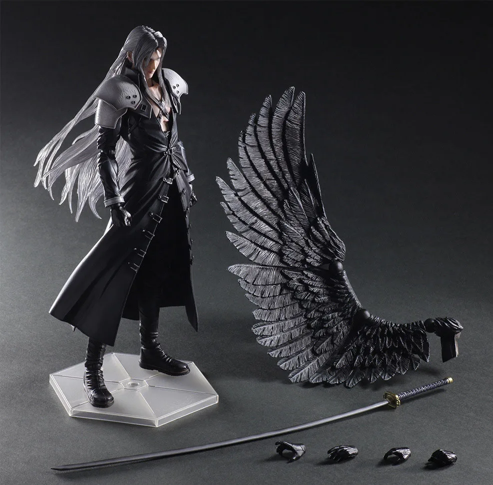 

Free Shipping 10" PA KAI Game Final Fantasy VII 7 Sephiroth Boxed 25cm PVC Action Figure Collection Model Doll Toy Gift