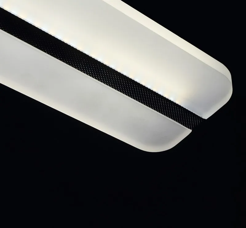 100 см офисная столовая продолговатая длинная линия полосы прямоугольная акриловый светодиодный светильник свет затемнения с длинной