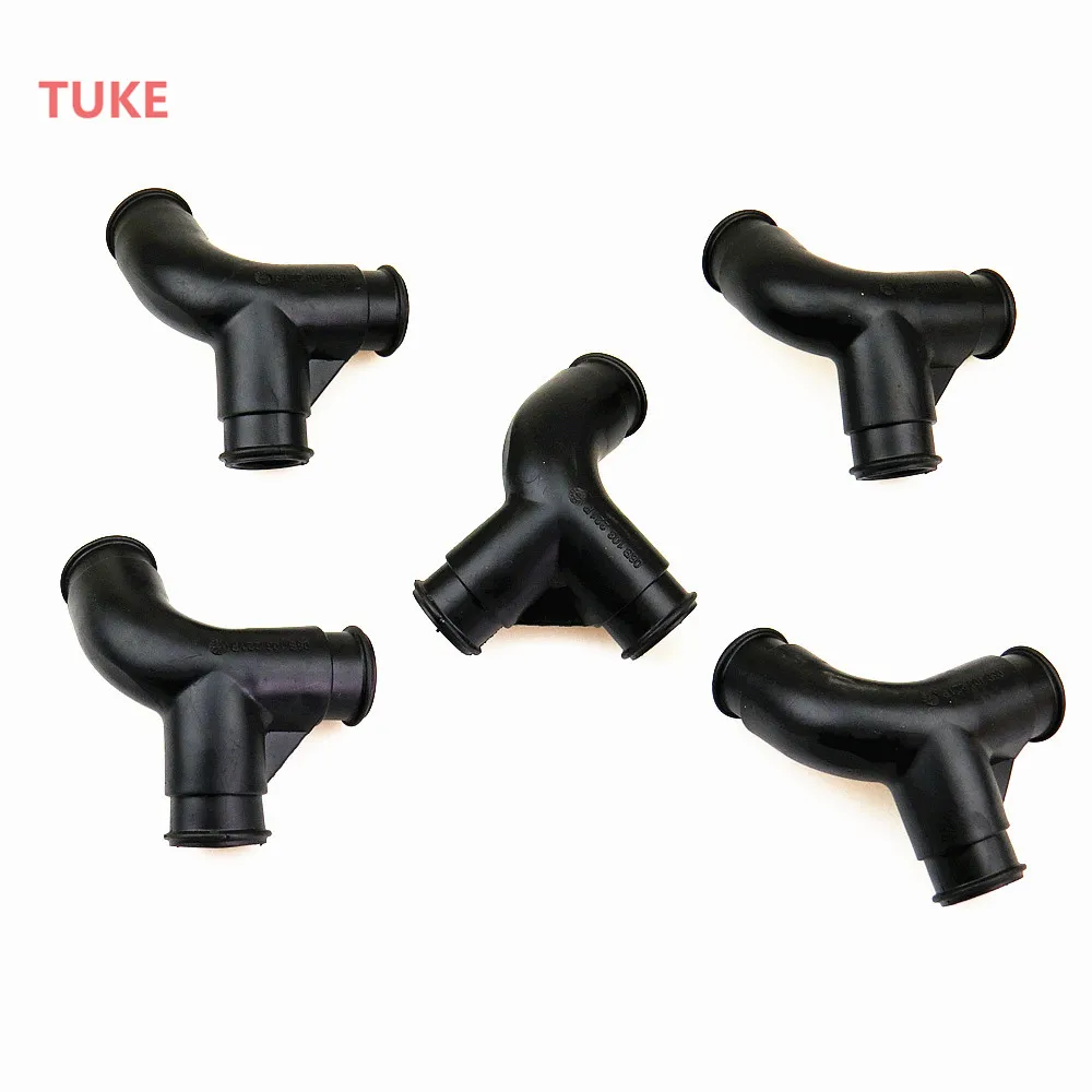 TUKE 5Pcs Engine 1.8T Crankcase Exhaust Breather Vent Hoses Vacuum Tube