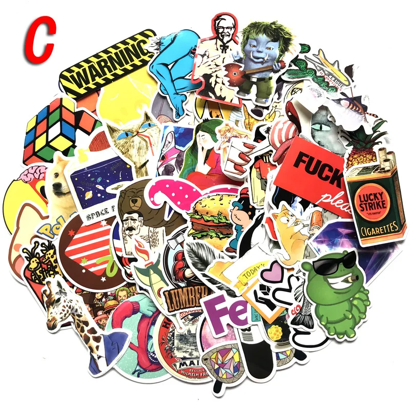 100 Pcs Mixed Rock Sticker PVC Graffiti Waterproof Stickers Toy Decal For Laptop Guitar Phone Luggage Moto Skateboard Gift 100 Pcs Mixed Rock Sticker PVC Graffiti Waterproof Stickers Toy Decal For Laptop Guitar Phone Luggage Moto Skateboard Gift