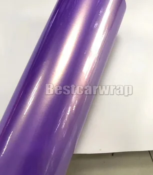 

Pearl Gloss shift with gold flow Vinyl For Car Wrap with air bubble Free Car stickers Vehicle Covering Film 1.52x20m/ 5x67ft