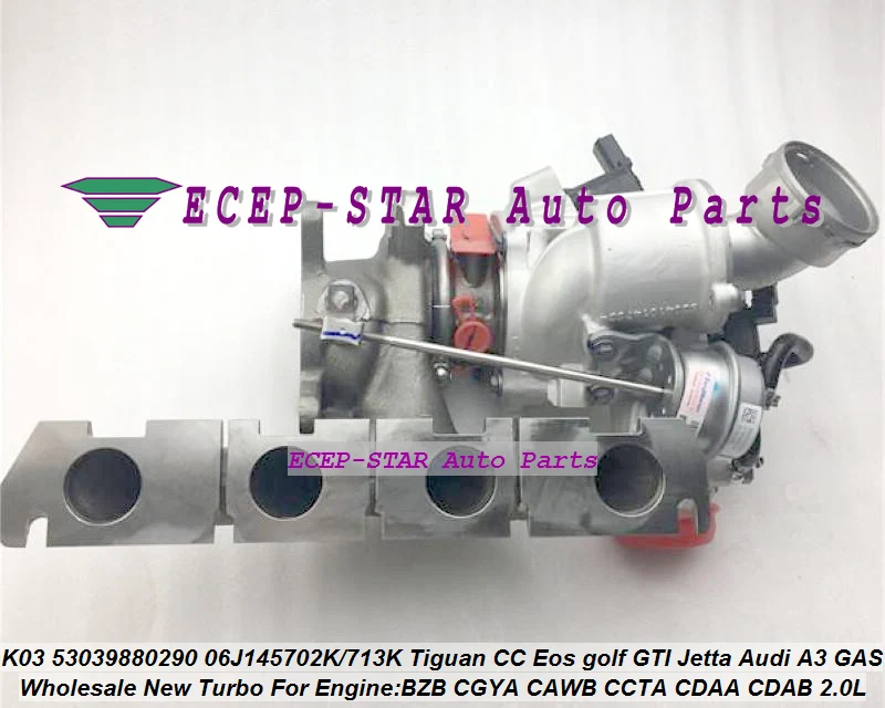 Turbo K03 53039880290 06J145702K 06J145713K 06J145701T For Volkswagen VW Tiguan CC Eos golf GTI Jetta For Audi A3 GAS DOHC 2.0L