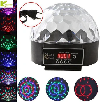 

LED Stage Light 20W DMX512 Disco Digital LED RGB Crystal Magic Ball Stage Effect Lamp For KTV DJ Party Home Decoration