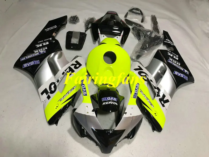 

Injection mold Fairing kit for HONDA CBR1000RR 04 05 CBR 1000 RR CBR 100RR 2004 2005 Green silver Fairings bodywork+gifts HA03