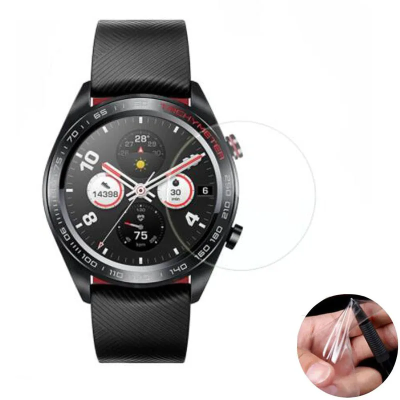 

3pcs PET Soft Ultra Clear Protective Film Guard For Huawei Honor Watch Magic Sport Smartwatch Screen Protector Cover (Not Glass)