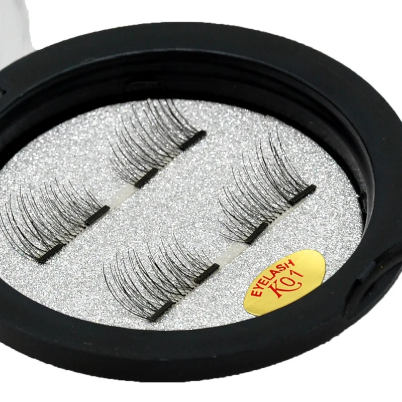 d22 Eye Lashes Magnetic Box 4pcs 3d Magnetic False Eyelashes Natural Eye Lashe Reusable Handwork False Lashes Japan Visofree 12 (4)