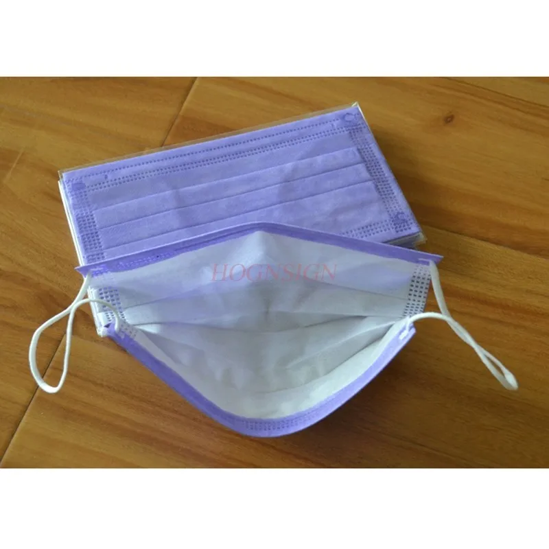 Disposable Mask Yellow Pure Color Cute Personality Independent Packaging Adult Female Tide Surgical Face Masks Medical