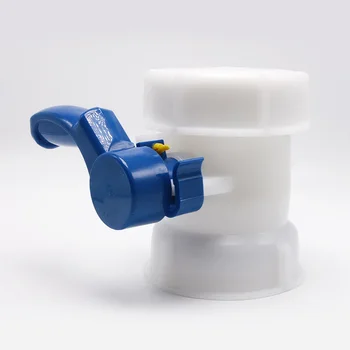 

water Tank Container Inlet 4Inch 100mm To Outlet DN80 Butterfly Valve IBC Container bucket Tons of barrels