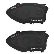 Newest MIDLAND Microphone Helmet Paired BT NEXT 1600M Bluetooth Motorcycle Helmet Intercom Headset Water-resistant Interphone