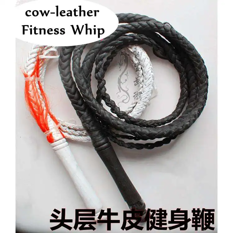 TBYS05 Chinese Kung Fu equipment cow leather whip fitness whips martial